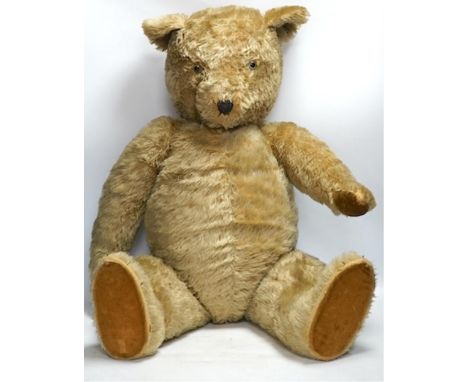 A 1950s Chiltern bear, rare large size, 80cm. Condition - good