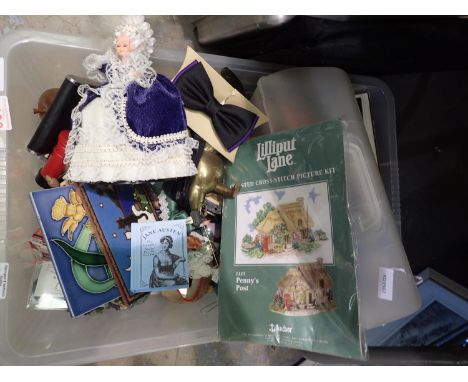 Quantity of mixed collectables including a trinket dish etc. Not available for in-house P&amp;P 
