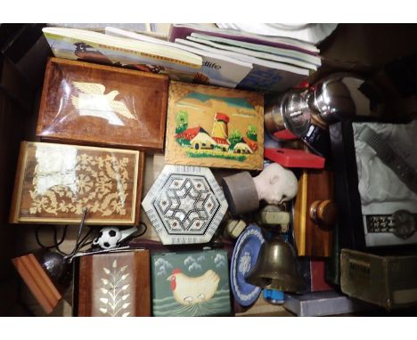 Mixed boxes to include jewellery and musical examples. P&amp;P Group 2 (£18+VAT for the first lot and £3+VAT for subsequent l