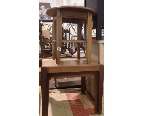 Mixed furniture including a tea trolley, lamp tables, unopened flatpack cabinet etc. Not available for in-house P&amp;P 