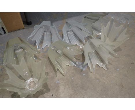 Quantity of milk glass lamp shades. Not available for in-house P&amp;P 