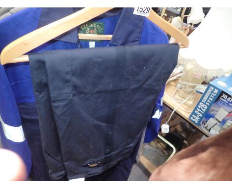 Dickies Redhawk blue workwear trousers, 46R, new old stock. P&amp;P Group 1 (£14+VAT for the first lot and £1+VAT for subsequ