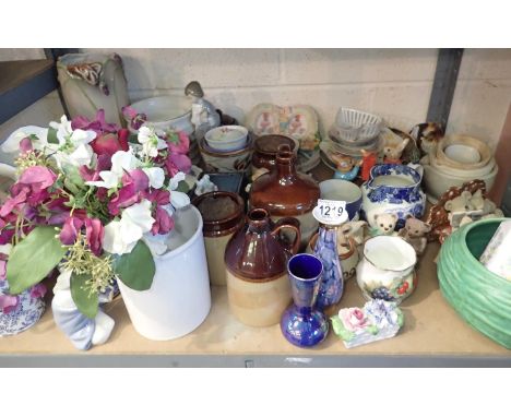 Collection of mixed ceramics including Spode. Not available for in-house P&amp;P 