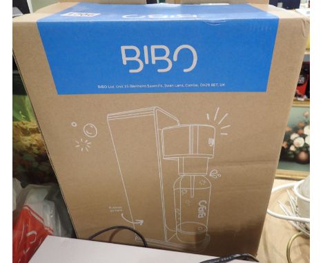 Boxed and unused Bibo water carbonator. P&amp;P Group 2 (£18+VAT for the first lot and £3+VAT for subsequent lots) 