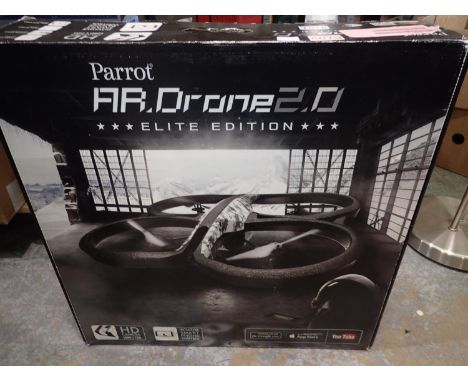 Parrot AR drone 20 Elite edition, boxed. P&amp;P Group 2 (£18+VAT for the first lot and £3+VAT for subsequent lots) 