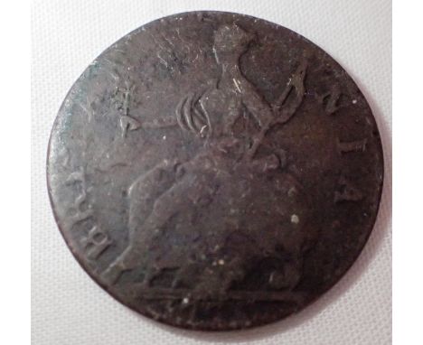 1775 halfpenny. P&amp;P Group 1 (£14+VAT for the first lot and £1+VAT for subsequent lots) 