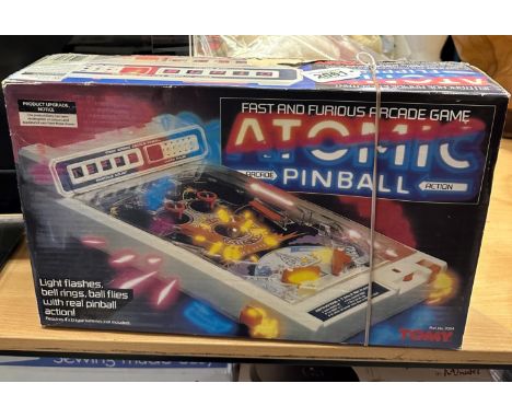 Boxed Atomic Pinball Fast and Furious arcade game. P&amp;P Group 3 (£25+VAT for the first lot and £5+VAT for subsequent lots)