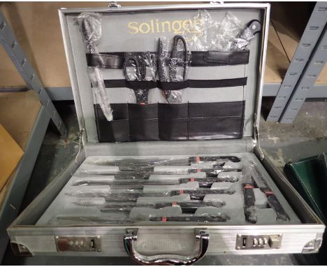 New Solingen seven piece knife set. P&amp;P Group 3 (£25+VAT for the first lot and £5+VAT for subsequent lots) 