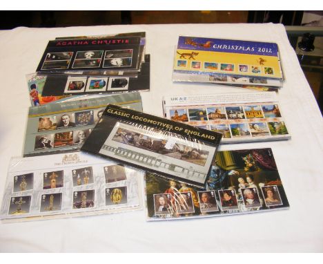 GB Mint presentation packs 2011-2017 (32 packs, mainly containing First Class stamps)