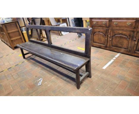 An old wooden bench - length 199cm 