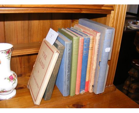 A collection of vintage books, including several by Siegfried Sassoon 