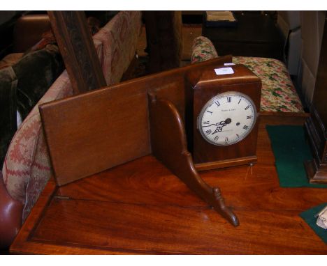 A Mann & Son, of Norwich bracket clock - 25cm high CONDITION REPORT Includes shelf bracketOur team of trusted experts are on 