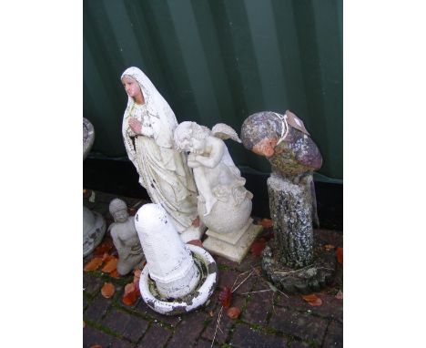 A selection of garden ornaments