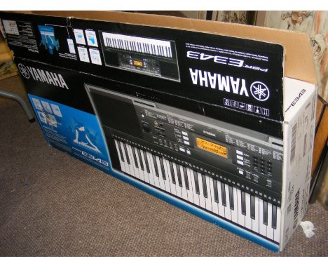 A Yamaha PSR-E343 Digital Keyboard - in box 