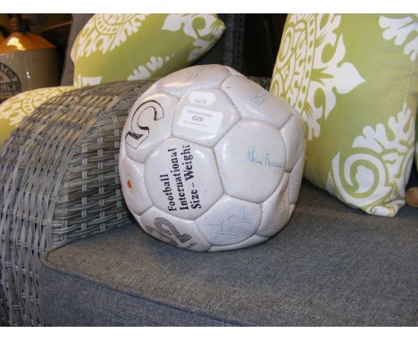 A Southampton Football Club signed football, including signature of Kevin Keegan circa early 1980s