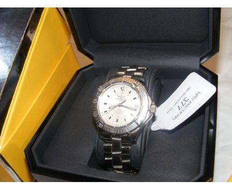 A gents Breitling Colt Chronometer automatic wrist watch with original box and paperwork