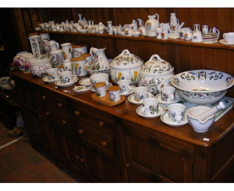 Portmeirion 'Botanic Garden' pattern kitchenalia and tableware 