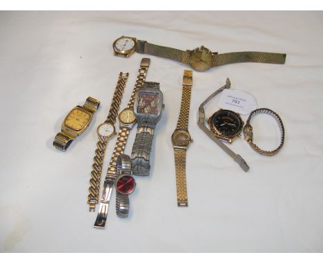 A selection of ladies and gents wrist watch