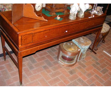 An early 19th century square piano/sideboard (with ivory exemption reference number)