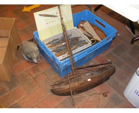 Model boats, warships and a pond 'duck'  