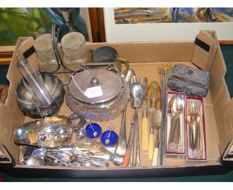 Silver plated ware and other metalware 