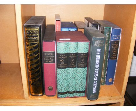 A quantity of Folio Society fiction books, including J R R Tolkien's 'The Lord of The Rings'  CONDITION REPORT Our team of tr