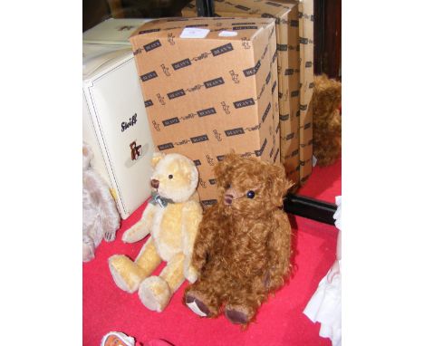 A modern Dean's teddy bear with box, together with one other 