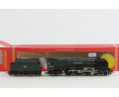 Boxed ltd edn OO gauge Hornby R375 BR Coronation Class 8P 'City of Lichfield' engine with certificate (vg)