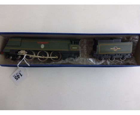 OO gauge Wrenn BR Winston Churchill engine & tender in green livery with replacement box