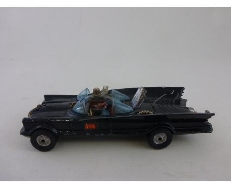 Original Corgi Batmobile with both Batman & Robin figures (play worn)