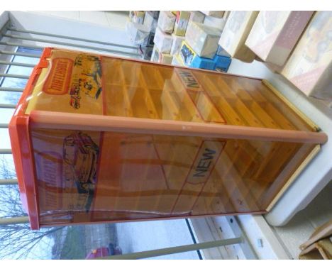 Original vintage Matchbox display stand for 75 series vehicles, some damage but vg overall