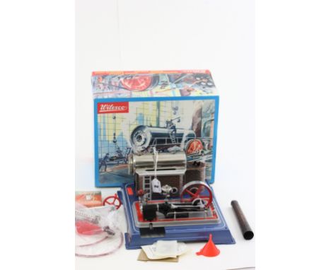 Boxed Wilesco D16 Dampfmaschine Steam Engine near mint with instructions