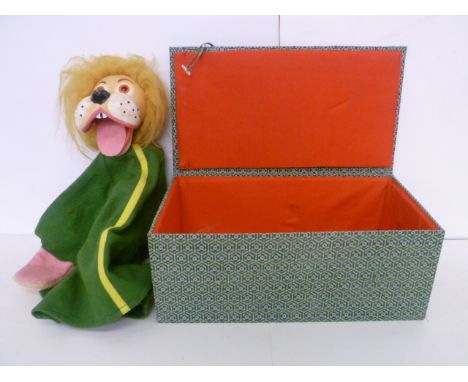 Original Pelham Puppets hand puppet Fido the Lion plus a Merrythought hobbyhorse 