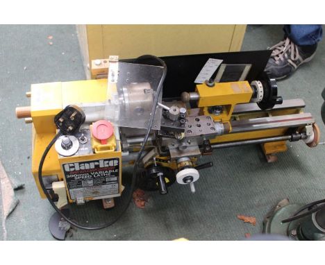 A Clarke Metalworker 300mm variable speed lathe, model CLD300M