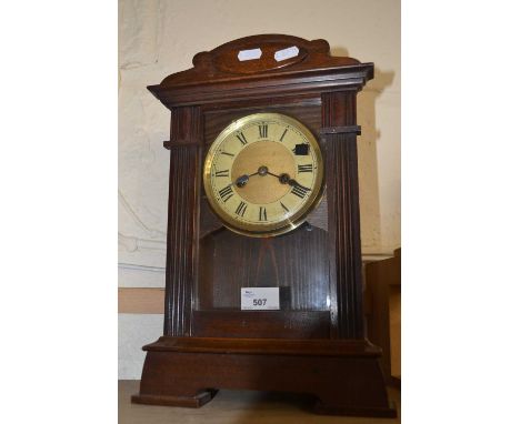 20th Century mahogany mantel clock