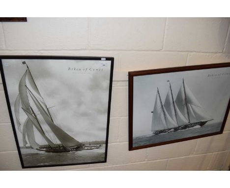 Two photographic prints Beken of Cowes