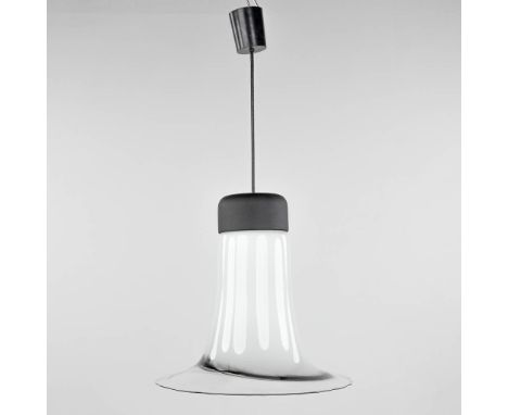 Peill &amp; Putzler, a suspension lamp, glass.&nbsp;(H:37 x D:39 cm)