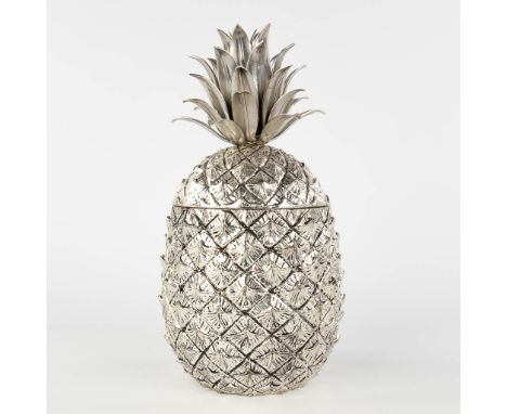 Mauro MANETTI (1946) 'Pineapple' an ice pail.&nbsp;Signed 'M/M, mod. Ris. Made in Italy'(H:27 x D:13 cm)