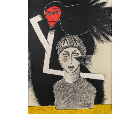 CORNEILLE (1922-2010) 'No Title'a Lithograph, 6/20.Epreuve d'artiste(W:49 x H:68 cm)