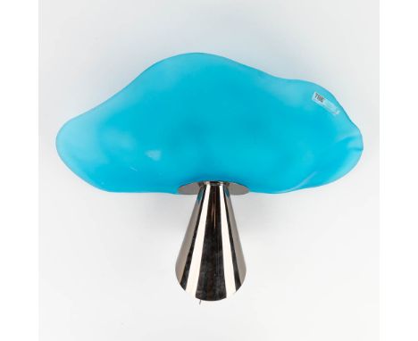 TRE Vetri Murano, a wall lamp with blue&nbsp;(L:25 x W:50 cm)
