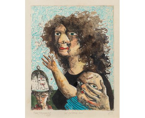 Koen SCHERPEREEL (1961-1997) 'Het Gedroomde Kind'A lithograph, 2/10. 1988(W:23,5 x H:29,5 cm)