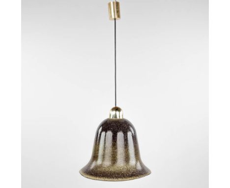 Peill &amp; Putzler, a suspension lamp, glass. Circa 1970.&nbsp;(H:40 x D:36 cm)