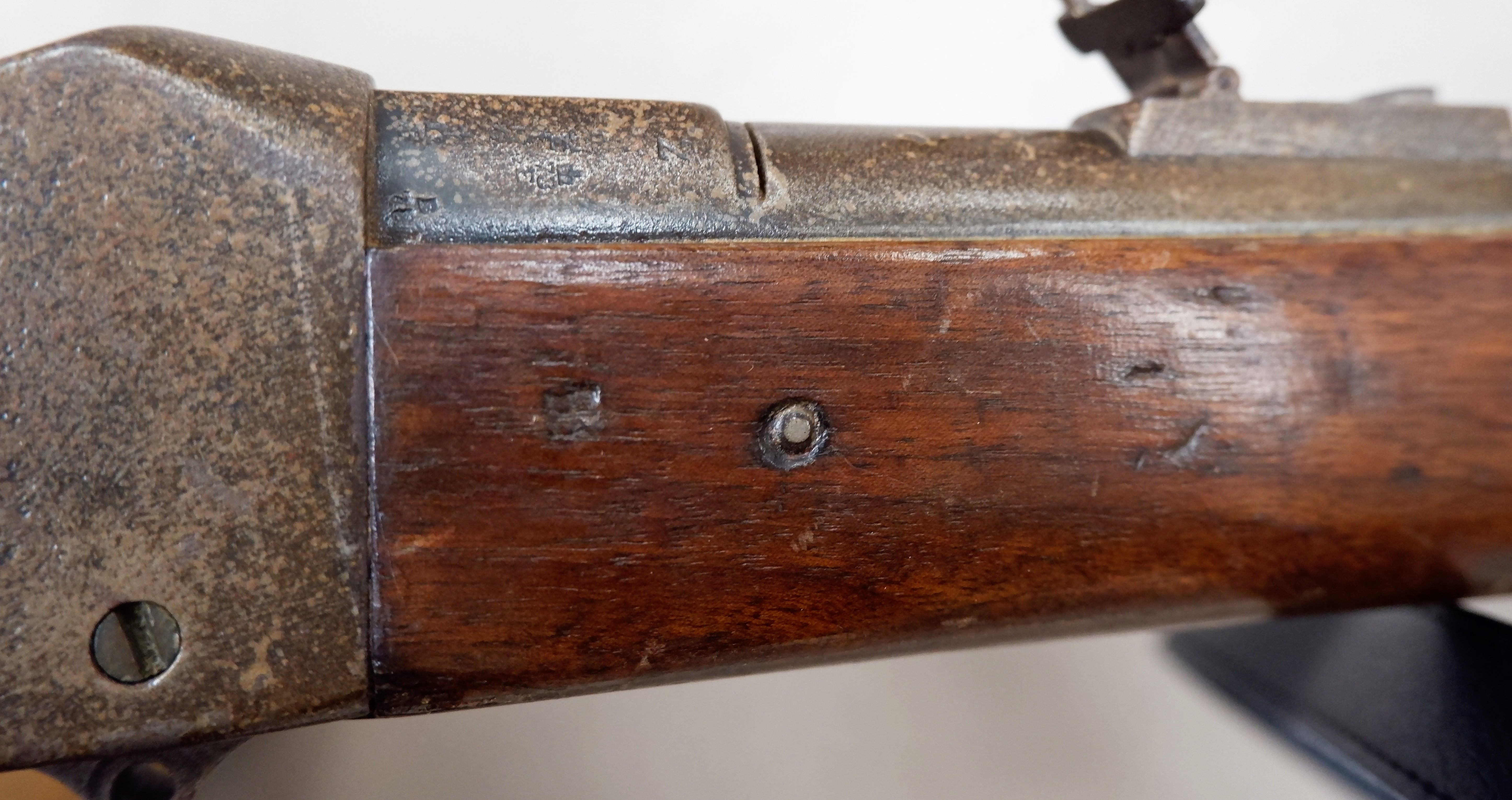 A Mark II Martini Henry carbine converted from full service length