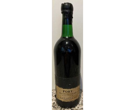 1 Bottle Graham Vintage Port 1963 1 Bottle Graham Vintage Port 1963 (vts) – Shipped and Bottled by Charles Kinloch London