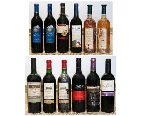 10 bottles Mixed Lot Good Red Drinking Wine plus 2 bottles Dessert Wine 10 bottles Mixed Lot Good Red Drinking Wine plus 2 bo