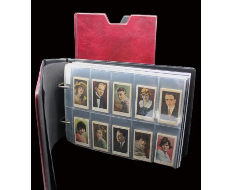 A collection of assorted cigarette cards to include; B.A.T, Film stars, plain backs, from 1928, 50; Will's, Radio Celebrities