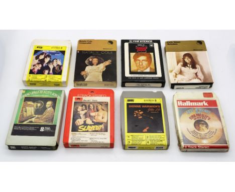 A collection of 8 track&nbsp; tapes to include classical, Bad Company, Rolling Stones, Focus, Alex Harvey, Slade, John Lennon