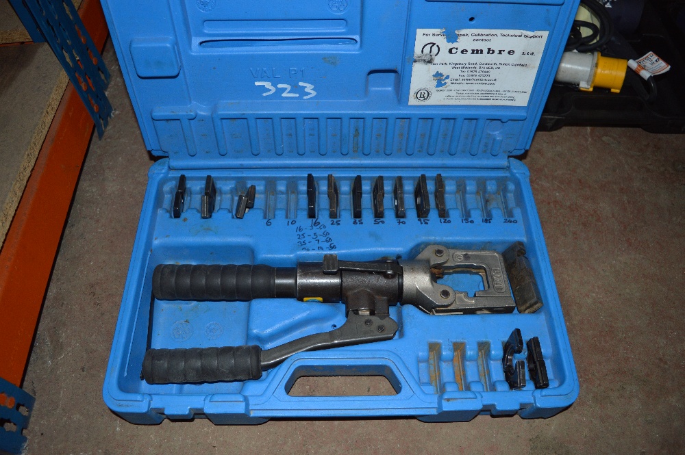 Cembre HT51 crimping tool kit c/w carry case