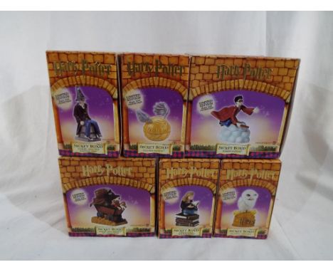 Harry Potter - A collection of 6 Harry Potter secret boxes, all issued in a limited edition from the Uncover the secrets coll