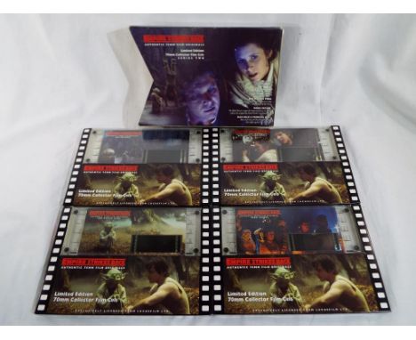 A set of 4 The Empire Strikes Back 70 mm film originals, issued in a limited edition 70 mm collector film cells from series 2